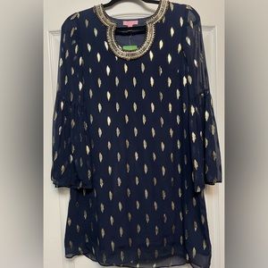 New Lilly Pulitzer Amory Silk dress Size 0